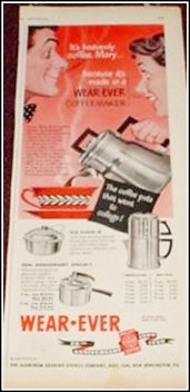 1950 Wearever Coffeemaker ad