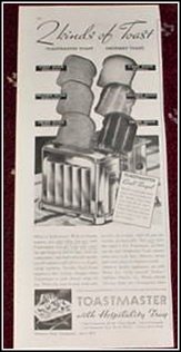 1936 Toastmaster Toaster ad
