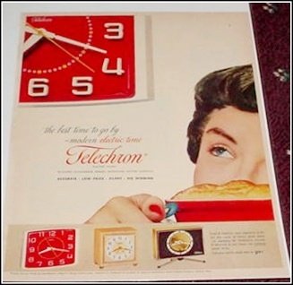 Telechron Clock ad