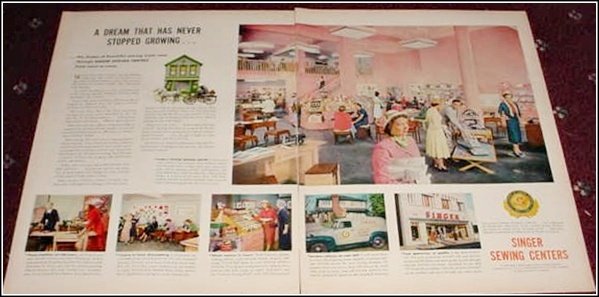 1951 Singer Sewing Center ad #2