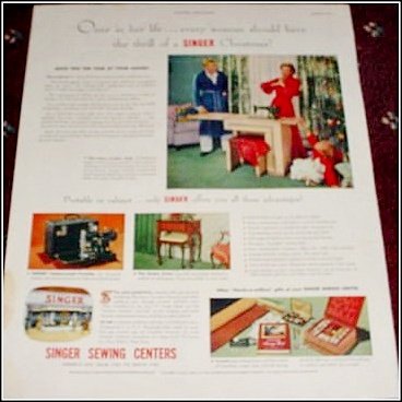 1951 Singer Sewing Center ad #1