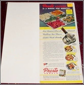 1943 Presto Cooker ad