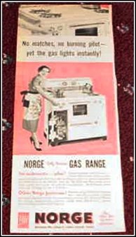 Norge Gas Range ad