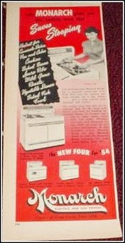 1954 Monarch Range ad