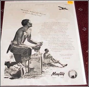 1944 Maytag WWII ad