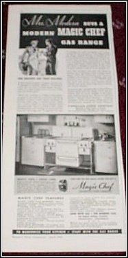 1936 Magic Chef gas range ad