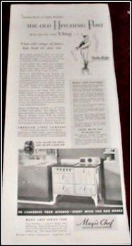 1934 Magic Chef gas range ad