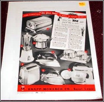 1950 Knapp-Monarch appliances ad