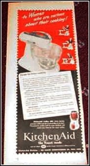 1950 Kitchen Aid Mixer ad