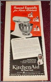 1950 Kitchen Aid Mixer ad