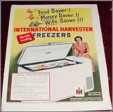 1951 IH Freezer ad