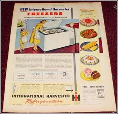 1948 IH Freezer ad