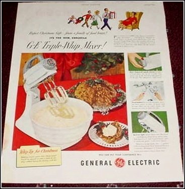1951 GE Triple Whip Mixer ad