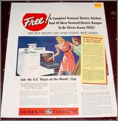 1940 GE Electric Range ad #2