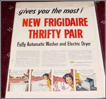 Frigidaire Washer & Dryer ad