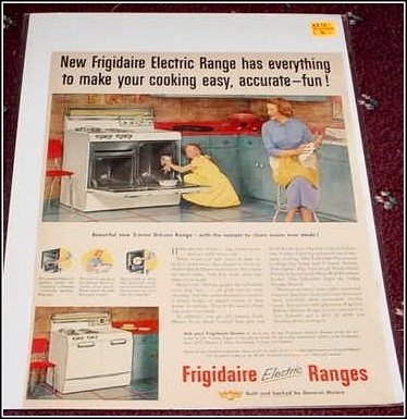 Frigidaire Electric Range ad