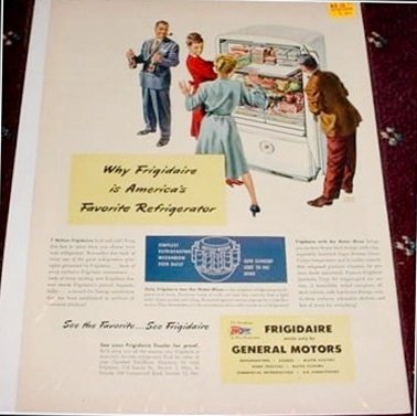 1945 Frigidaire Refrigerator ad
