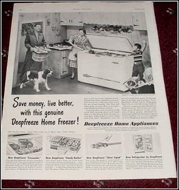 1952 Deepfreeze Home Freezer ad