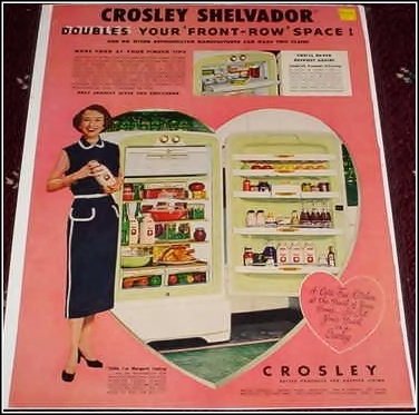 Croseley Shelvador Refrigerator ad