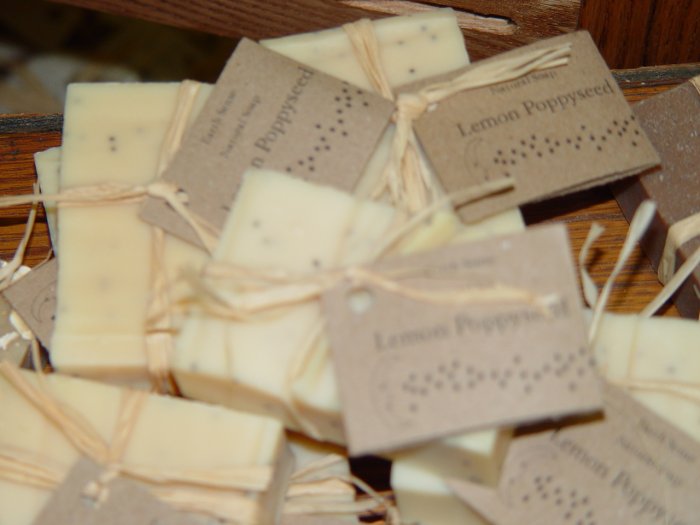 Natural Soap Lemon Poppy Seed 3 bars