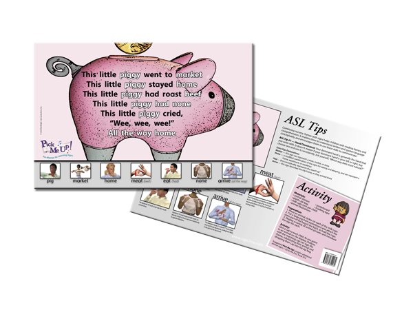 Nursery Rhyme Posters - This Little Piggy
