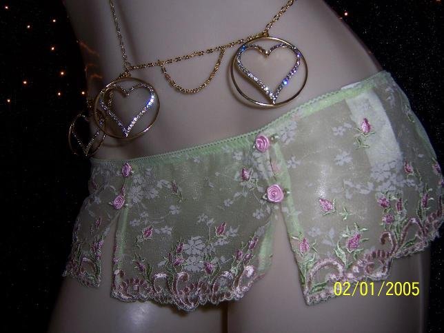 Triple Heart & Crystal Belly Chain - HOT!!!