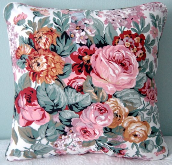 RALPH LAUREN CUSTOM 16X16 ALLISON FLORAL ACCENT PILLOW