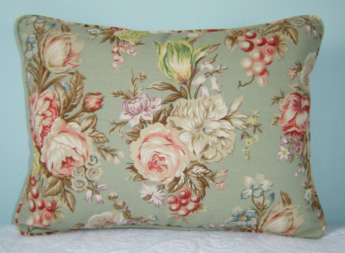 RALPH LAUREN CUSTOM 12X16 CHARLOTTE FLORAL PILLOW