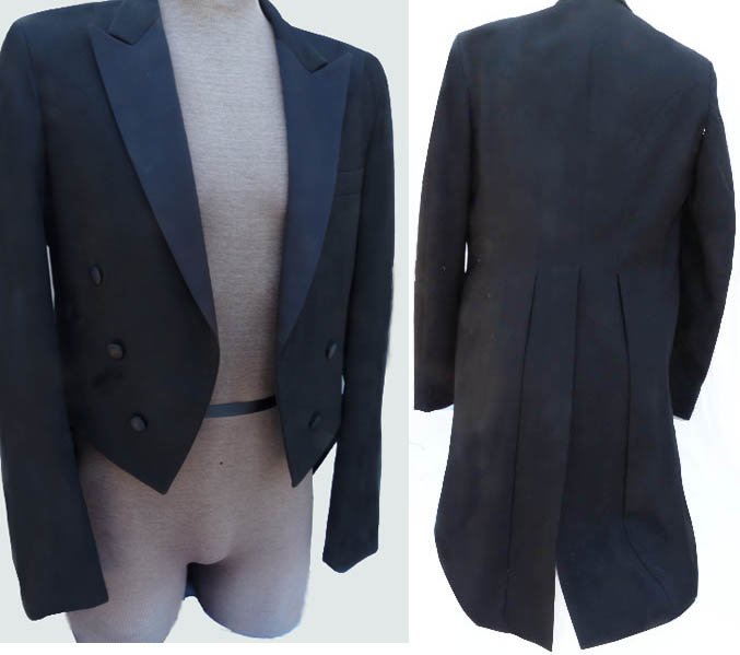 Vtg Tux Tails Mens Robert Wagner Tuxedo Tails 38 Long Black