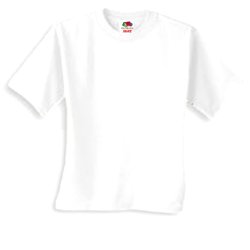 Adult T-Shirt SS White Size M