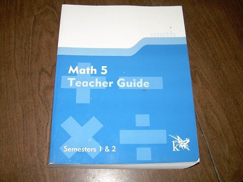 MATH 5 TEACHER GUIDE K12