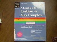 A Legal Guide For Lesbian and Gay Couples by Denis C...