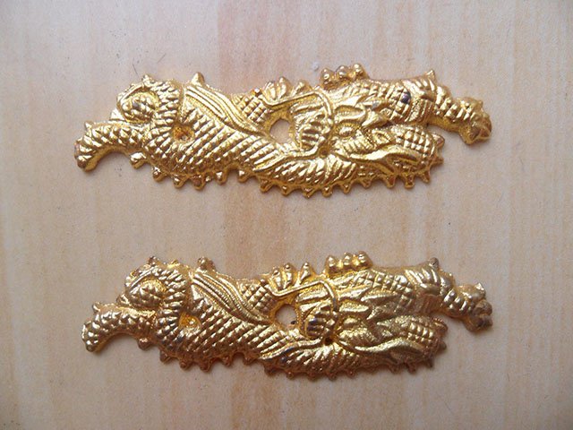 Dragon Menuki Ornament for Japanese Samurai Katana / Wakizashi / Tanto Sword