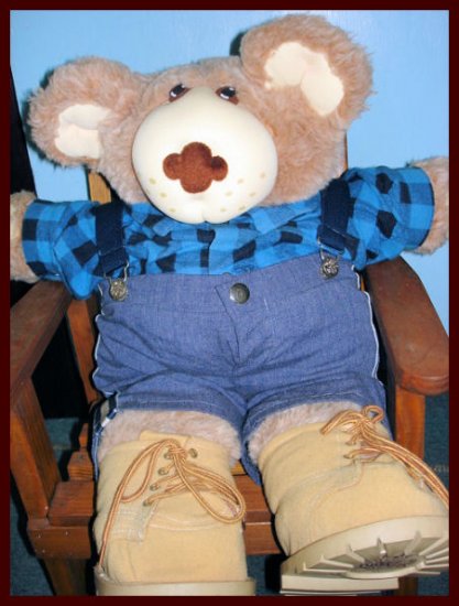 Furkins Male Bear 21inch in Outfit, Nice