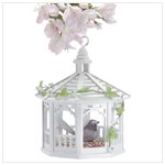 White Gazebo bird feeder