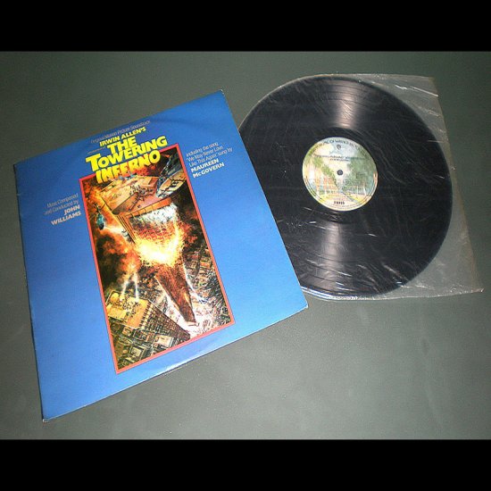 THE TOWERING INFERNO , Original Movie Sound Track ( USA Classical RARE Vinyl Record LP )