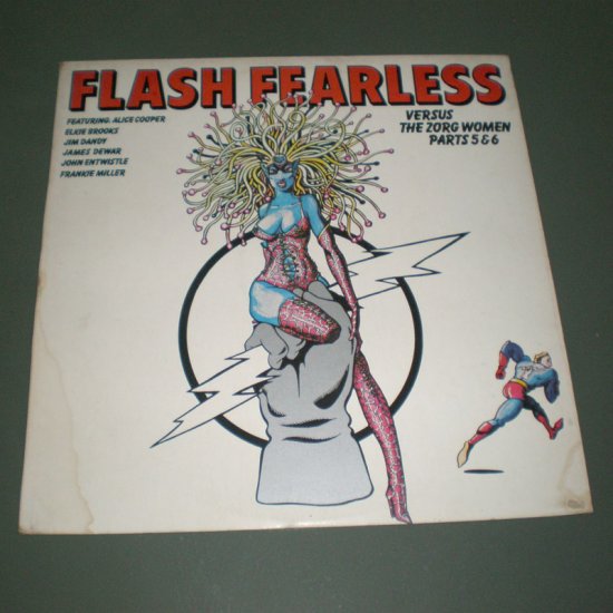 FLASH FEARLESS Vs The Zorg Women parts 5 & 6 ( Various Artists ) UK Rock Rare Vinyl Record LP