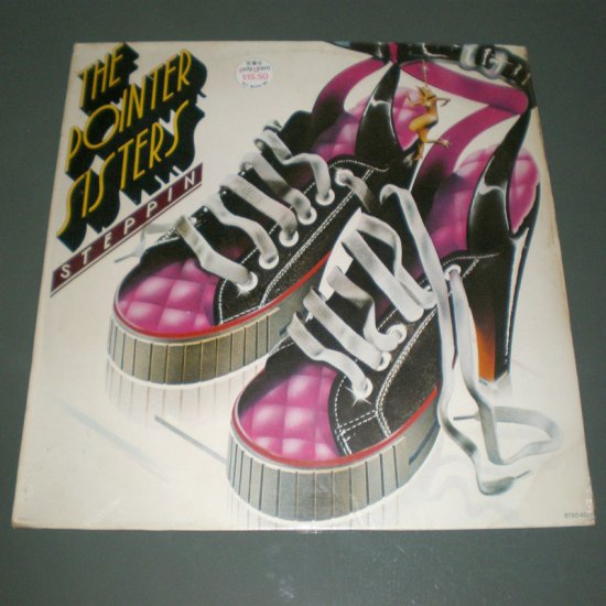 THE POINTER SISTERS : STEPPIN ( R&B Funk Soul Rare Vinyl Record LP )