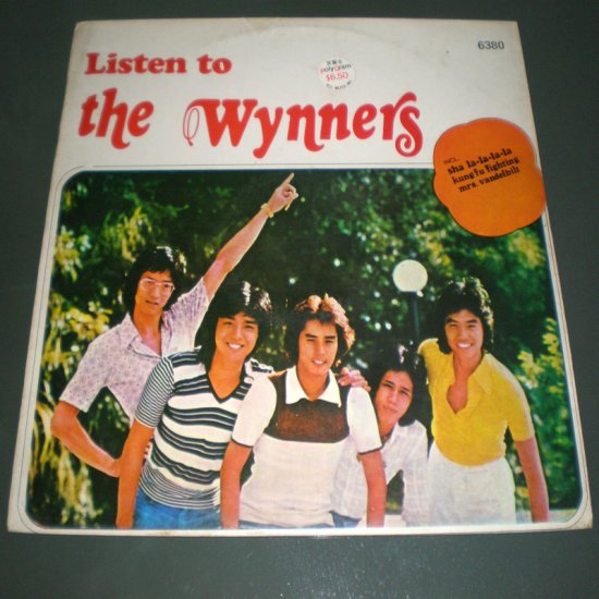 THE WYNNERS : LISTEN TO THE WYNNERS ( HongKong English Pop VINYL RECORD LP )