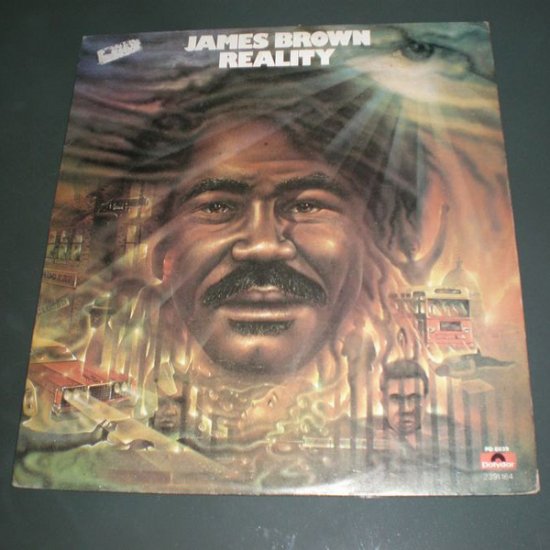 JAMES BROWN : REALITY ( R&B Funk Soul Vinyl Record LP )
