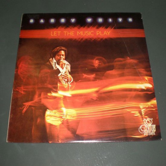 BARRY WHITE : LET THE MUSIC PLAY ( R&B Soul Vinyl Record LP )