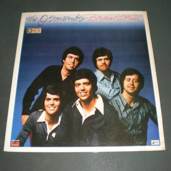THE OSMONDS : BRAINSTORM ( POP Vinyl Record LP )