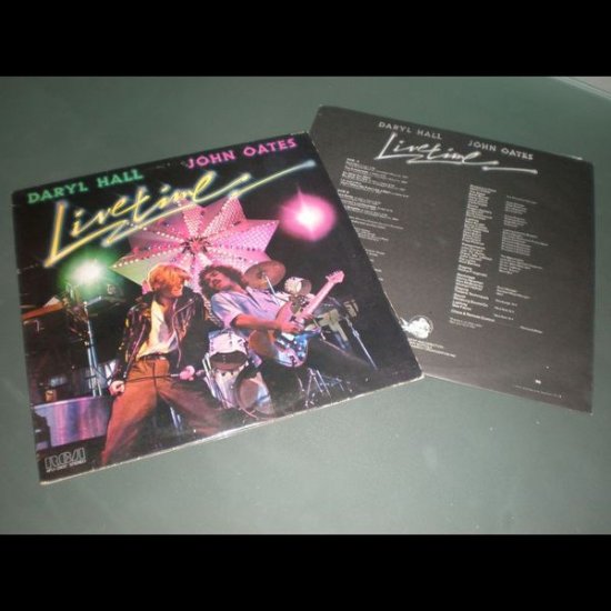 DARYL HALL & JOHN OATES : LIVE TIME ( Rock , Pop Vinyl Record LP )