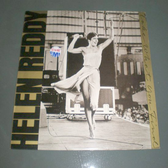 HELEN REDDY : TAKE WHAT YOU FIND , LIVE !! ( Pop Vinyl Record LP )