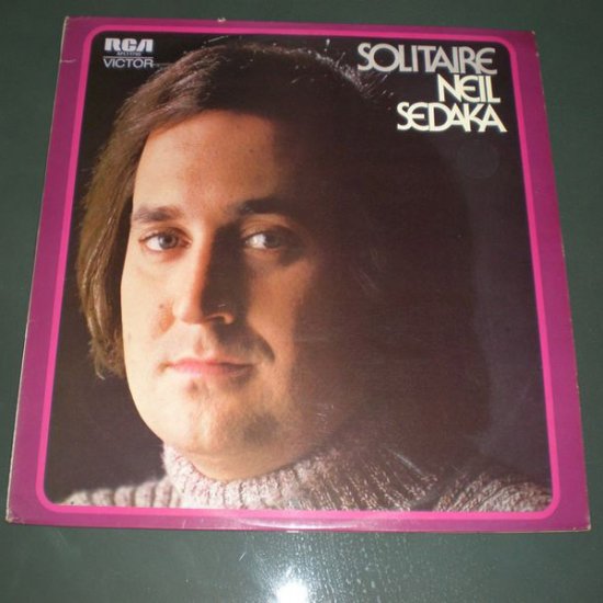 NEIL SEDAKA : SOLITAIRE ( 1972 Pop Vinyl Record LP )