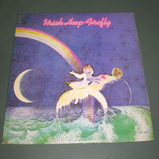 URIAH HEEP : FIREFLY ( Progressive Rock Vinyl Record LP )