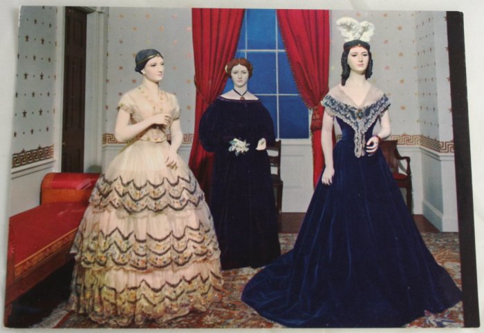 "First Ladies Costumes" VINTAGE POSTCARD Washington DC