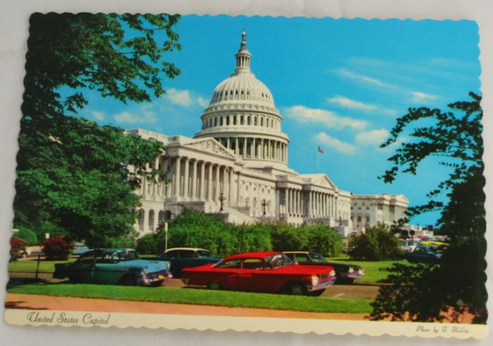 "United States Capitol" VINTAGE POSTCARD Washington DC