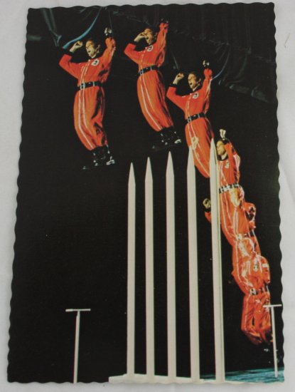 "Action on Stage 32" VINTAGE POSTCARD Universal City California