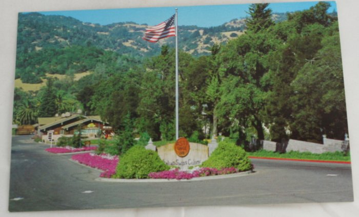 "Swiss Colony Winery" VINTAGE POSTCARD Asti California